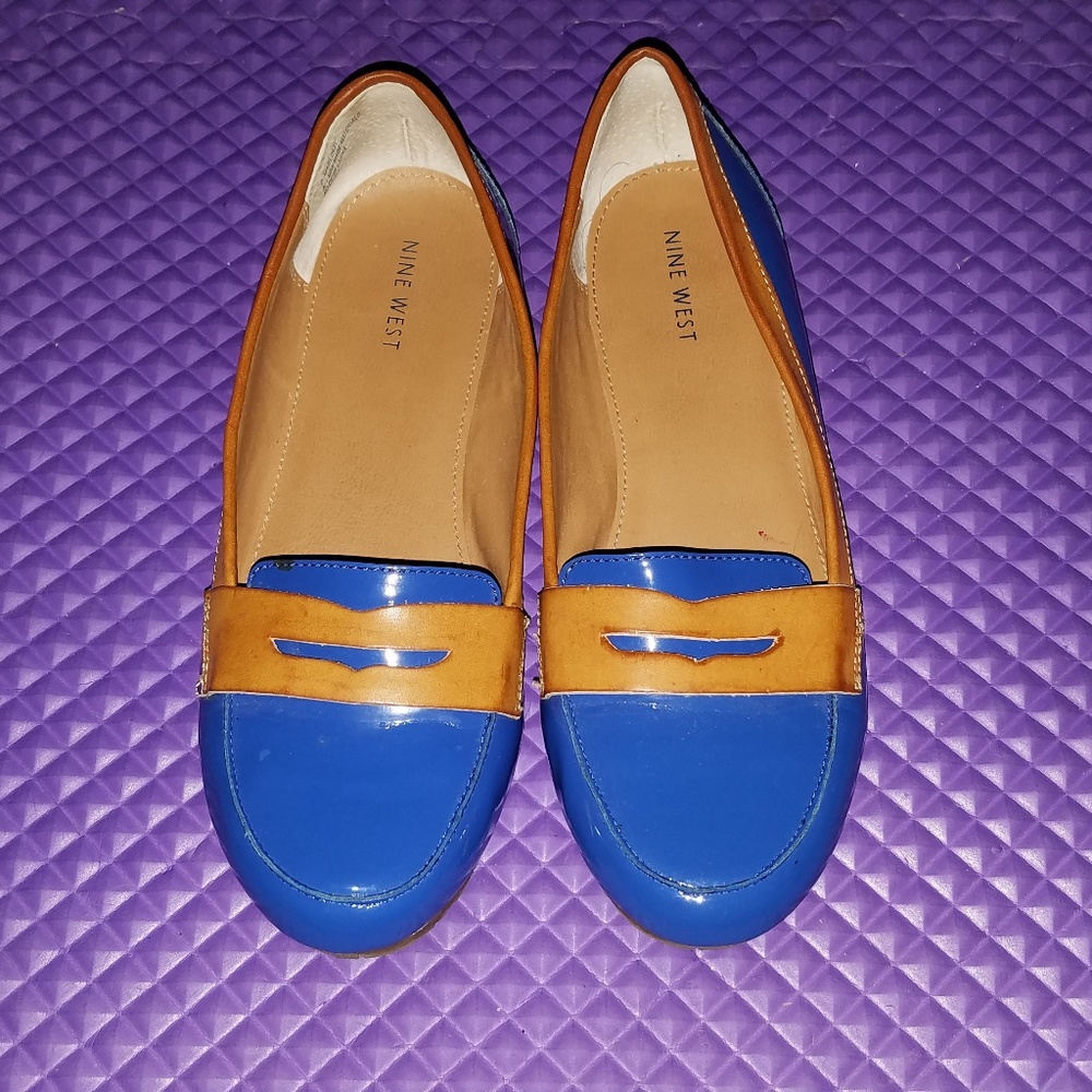 Nine West Blue Loafers